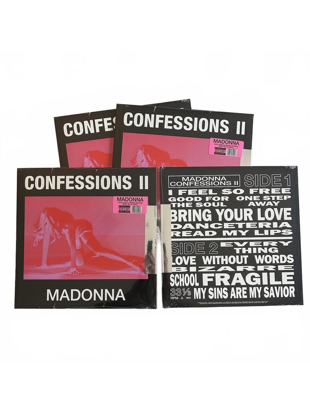 Madonna Confessions II TikTok Vinyl LP Blue Limited Edition FACTORY SEALED